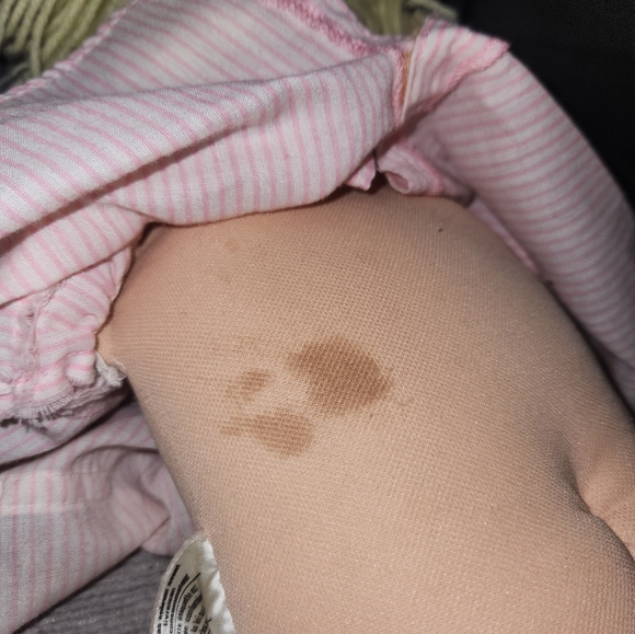 Vintage Cabbage Patch Kid Blonde Yarn Hair Green Eyes 1978,1982 - Picture 7 of 16